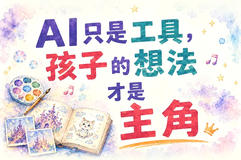 AI只是工具，孩子的想法才是主角